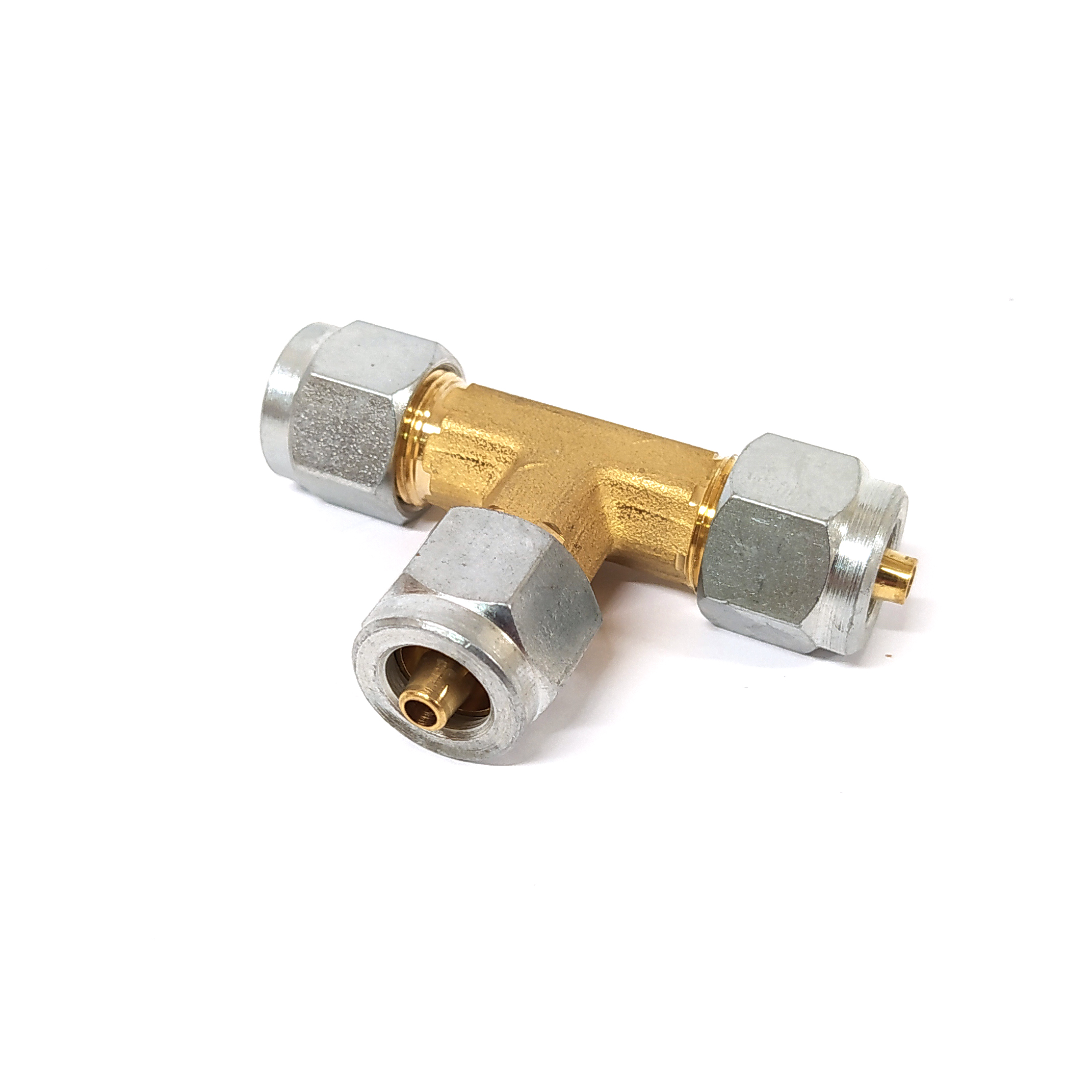 Фитинг тройник соединитель в сборе EG FTH 6KO-D6-D6 для пластиковой ...